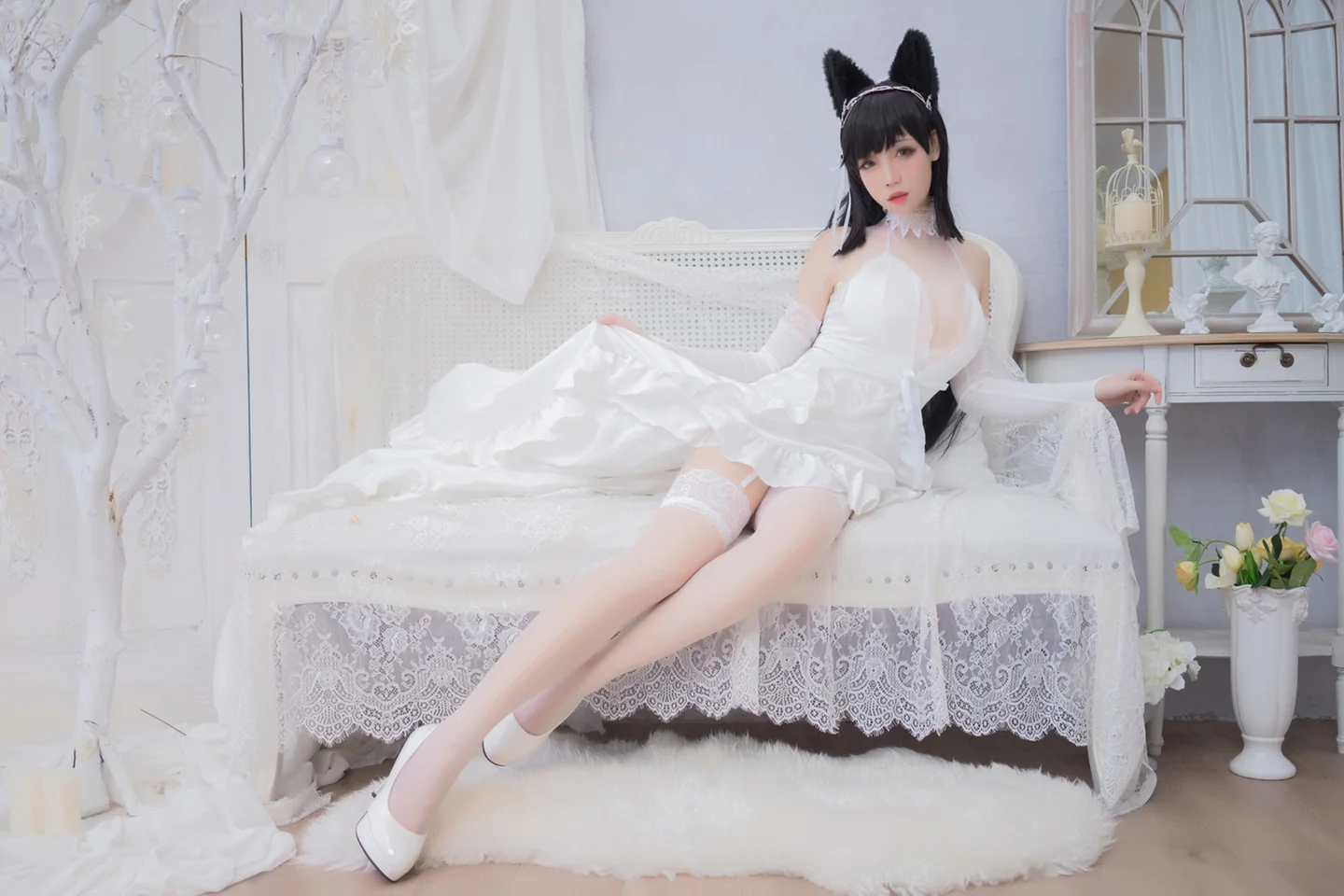 焖焖碳 - 碧蓝航线·爱宕 花嫁 [20P-211MB] tg@simisebaisi 【丝足阁】006.webp